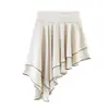 Comercio Exterior Transfronterizo Ropa de Mujer Verano 2026 Nuevo Diseño Estilo Europeo y Americano Decoración en Capas Falda Asimétrica 2661209