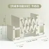 Soporte de Escritorio para Libros Soporte Retráctil para Libros Estante de Almacenamiento de Libros con Soporte para Bolígrafos Deflector Pinza para Libros Libro