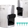 Jardinería Mejorada bolsa plateada para plantar patatas Tela no tejida impermeable Bolsa de fieltro para plantar patatas y tomates