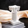 Estilo Nórdico Columna Romana Candelabro Pequeño Accesorio de Fotografía Fondo Hogar Sala de Estar Escritorio Adorno Decoración Otro Plástico