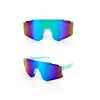 Novos óculos de sol esportivos para equitação ao ar livre para crianças, à prova de vento, viseira solar para olhos de bebê, óculos de sol coloridos com proteção solar