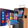 Altavoz Trolley de Audio y Video para Danza Cuadrada Pantalla Karaoke al Aire Libre Bluetooth Súper Volumen Ktv en Casa Leidezhu