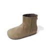 Botas de Princesa Británicas Estilo Martin para Niños Botines Cortos Otoño 2026 Nuevos Casuales Punta Redonda Estilo Bosque Retro Princesa Zapatos Individuales