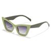 Óculos de Sol Rain Cat-Eye com Armação Grande para Mulheres, Novo Estilo Coreano, Afina o Rosto Redondo, Óculos de Sol Essenciais para Fashionistas de Street Style