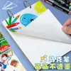 Libro de Dibujo A5 para Jardín de Infancia Niños Libro de Registro de Juegos en Blanco A4 Hojas Sueltas Espiral Papel Opaco Engrosado Libro de Caracterización