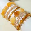 Pulseras de Cuentas Bohemias Multicapa Transfronterizas Europeas y Americanas, Artículos Únicos de Bloques de Color para Mujer al por Mayor