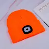 Gorra con Luz LED Gorra Luminosa Personalizada Montañismo Pesca Gorra de Punto Luminosa Gorra con Luz LED Luminosa