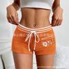 Verano Estilo Coreano Niñas Shorts Supercortos de Cintura Media Simples Cubre Caderas Deportivos Casuales Transpirables Amigables con la Piel Shorts para Mujer Negro Azul