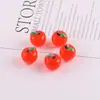 Accesorios de Frutas de Resina DIY Collar Hecho a Mano Pendientes Colgante Llavero Colgante Estilo Fresco y Dulce DIY
