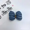 Laço Azul Denim Algodão Preenchido Feito à Mão Material DIY Decoração de Roupas de Bebê Bolsa Acessórios Capa de Celular Joias