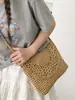 Bolso de Estilo Étnico Bohemio Transfronterizo para Mujer 2026 Nuevo Bolso Tejido Hueco para Teléfono Móvil Bolso de Playa para Vacaciones en la Costa