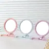 Espejo Shunxin Espejo de Maquillaje Espejo de Plástico Espejo de Mesa Espejo Redondo de un Solo Lado para Estudiantes Espejo de Maquillaje Espejo de Escritorio de un Solo Lado