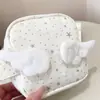 Bolsa de Almacenamiento Polaroid Estrella de Ángel Brillante Bolsa Cuadrada Pequeña Bolsa de Maquillaje Bolsa de Almacenamiento para Toallas Sanitarias Bolsa Casual para Labiales