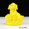 Perro de Cerámica Tang Sancai Adornos de Perro Perro del Zodiaco Decoraciones para el Hogar Decoración de Vestíbulo Perro Lobo Regalo de Inauguración
