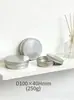 Perfume Sólido Crema Facial Sérum Loción Cosméticos Decantación Portátil Metal Roscado Redondo Caja de Aluminio