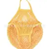 Sacolas de Compras de Algodão Mesh Dobráveis Personalizadas, Sacolas de Mesh Portáteis para Armazenamento de Legumes e Frutas de Supermercado, Atacado