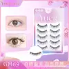 Pestañas Postizas de una Sola Pieza Princesa Lunar Natural Amigables con el Sueño Sin Retirar Tallo Transparente Pestañas Gm69