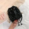 Bolsa de Lantejoulas em Tecido Bolsa Feminina 2020 Lançamento Nova Corrente Elegante Bolsa de Ombro Ins Celebridade da Internet Estilo Western Bolsa Saco Bolsa Infantil