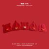 Chapéu Vermelho Bebê Sul Outono Cachecol Infantil Outono e Inverno Gorro Infantil Meninos e Meninas Chapéu de Ano Novo