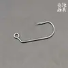 Aço de alto carbono níquel preto 60 graus gancho farpado gancho de ângulo reto fabricante 32786 Gancho de ângulo Luya gancho único gancho gancho fabricante