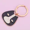 Llavero de anillo de cachorro lindo estilo coreano creativo planta suculenta llavero metal estudiante colgante de dibujos animados