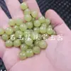 Cuentas sueltas de estilo vintage amarillo verdoso, jade Hotan de Xinjiang de imitación, cuentas cilíndricas de jade amarillo de imitación, cuentas espaciadoras y cuentas para hacer joyería