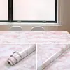 Adesivos de parede de mármore cozinha banheiro à prova d'água à prova de óleo renovado papel de parede autoadesivo armário mesa de trabalho armário de mesa papel de parede autoadesivo