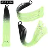 Pelucas Trenzadas de Colores Estilo Europeo y Americano, Coletas de Color Degradado, Trenzas de Espiga de Celebridades de Internet, Trenzas de Boxeadora de Tres Hebras para Discoteca