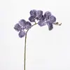 Flor Artificial Orquídea Phalaenopsis Orquídea Realista de Alta Calidad para Boda y Decoración del Hogar Arreglo Floral Phalaenopsis