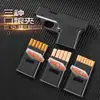 Estuche para Cigarrillos Yh096 con Encendedor, Carga Directa, Multifuncional, Compatible con Cigarrillos Regulares, Medianos y Delgados, Venta al por Mayor