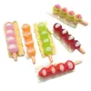 Brochetas de Dulces de Fruta Decoraciones de Imitación Funda de Teléfono Hecha a Mano Accesorios de Resina para Manualidades Accesorios para el Cabello Llavero Kit de Material