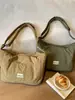 Bolsa de Algodón de Gran Capacidad para Chaqueta Mujer 2026 Nueva Bolso de Hombro Único de Alta Textura Bolso Cruzado Versátil para Viajes Diarios Bolso de Mano
