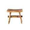 Fabricante Transfronterizo Taburetes de Madera Maciza Sillas Bajas para Hogar Restaurante Sillas de Espera Estilo Pastoral Japonés Madera de Paulownia Ocio Estilo Europeo