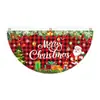 2026 Novo Festival de Natal Bandeira em Forma de Leque Personalização Amazon Bandeiras de Natal Transfronteiriças Banners Bandeira em Forma de Leque Semicircular Feita Sob Medida