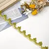 Hecho por el Fabricante Encaje de Tres Flores Oro y Plata Estilo Étnico Ropa Tocado Accesorios Decorativos para Ropa Encaje de Corona