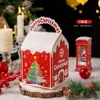 Decoración Navideña para Cupcakes Bobo Tapa de Borde Grueso para Tazas Bobo Caja de Empaque Portátil para Nochebuena Caja de Regalo
