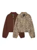 Comercio exterior transfronterizo ropa de mujer, nuevo estilo de otoño, moda europea y americana, chaqueta holgada con dobladillo abombado 1327582