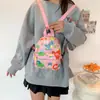 Atacado 2025 Nova Mochila Tecido Oxford Estampa Desenho Dinossauro Mochila Grande Capacidade Lazer ao Ar Livre Mochila Pequena