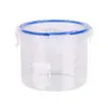 Frasco grande de plástico transparente sellado, frasco para leche en polvo, frasco para té, frasco para alimentos, caja para almacenar granos de cocina, frasco de almacenamiento