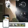 Cámara de Vigilancia de Seguridad Inalámbrica Wifi A7 Visión Nocturna de 360 Grados Remota de Alta Definición Cámara para Interior y Exterior Montada en Pared