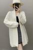 Suéter de Cachemira para Bebé de Nuevo Estilo Holgado y Perezoso Chaqueta Cardigan de Punto para Mujer Ropa de Abrigo de Cachemira