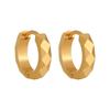 Brincos de Titânio de Alta Qualidade para Orelha com Flor de Lote e Rosto de Diamante, Estilo Ins Coreano, Nova Nicho Transfronteiriça, Moda Personalidade