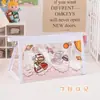 Estuche Transparente de Alta Apariencia y Gran Capacidad para Estudiantes, Bolsa de Papelería Impermeable, Bolsa de Almacenamiento Triangular, Papelería Transparente Impermeable al por Mayor