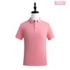 Moda de verano polo de solapa overol manga corta logo estampado fijo publicidad camisa cultural bordado empresarial