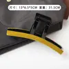 Grampo de Cabelo de Veludo Novo Outono e Inverno para PC Volume Grande de Cabelo Simples Versátil Presilha Tubarão Grampo de Cabelo para Parte de Trás da Cabeça Acessório de Cabelo