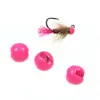 Materiales para atar moscas Jig atado de ninfa coloreada con peso cabeza ranurada anzuelo con cabeza ranurada perla de tungsteno perla de tungsteno otro
