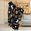 Manta de Franela Estampada Personalizada para Vacaciones Manta para Aire Acondicionado Manta para Siesta en la Oficina Manta Estampada de Halloween para Sofá
