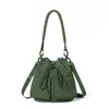 El Bolso Cubo con Cordón Shengxilu es un Bolso Cruzado Ligero y Versátil para Mujer, Casual y Sencillo, Bolso de Mano de Gran Capacidad