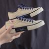 Fubu 2026 Primavera Nuevo Estilo Zapatos Galleta Zapatos de Lona para Mujer Caña Baja Estilo Coreano Zapatos de Moda Muy Populares en Instagram Zapatos para Mujer Zapatos de Estudiante