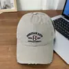 Nueva Gorra de Béisbol Retro Estilo Coreano con Letra B Bordada, Circunferencia de Cabeza Grande, Adelgazante de Rostro, Protección Solar, Gorra Unisex de Moda